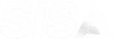 SISA logo in white